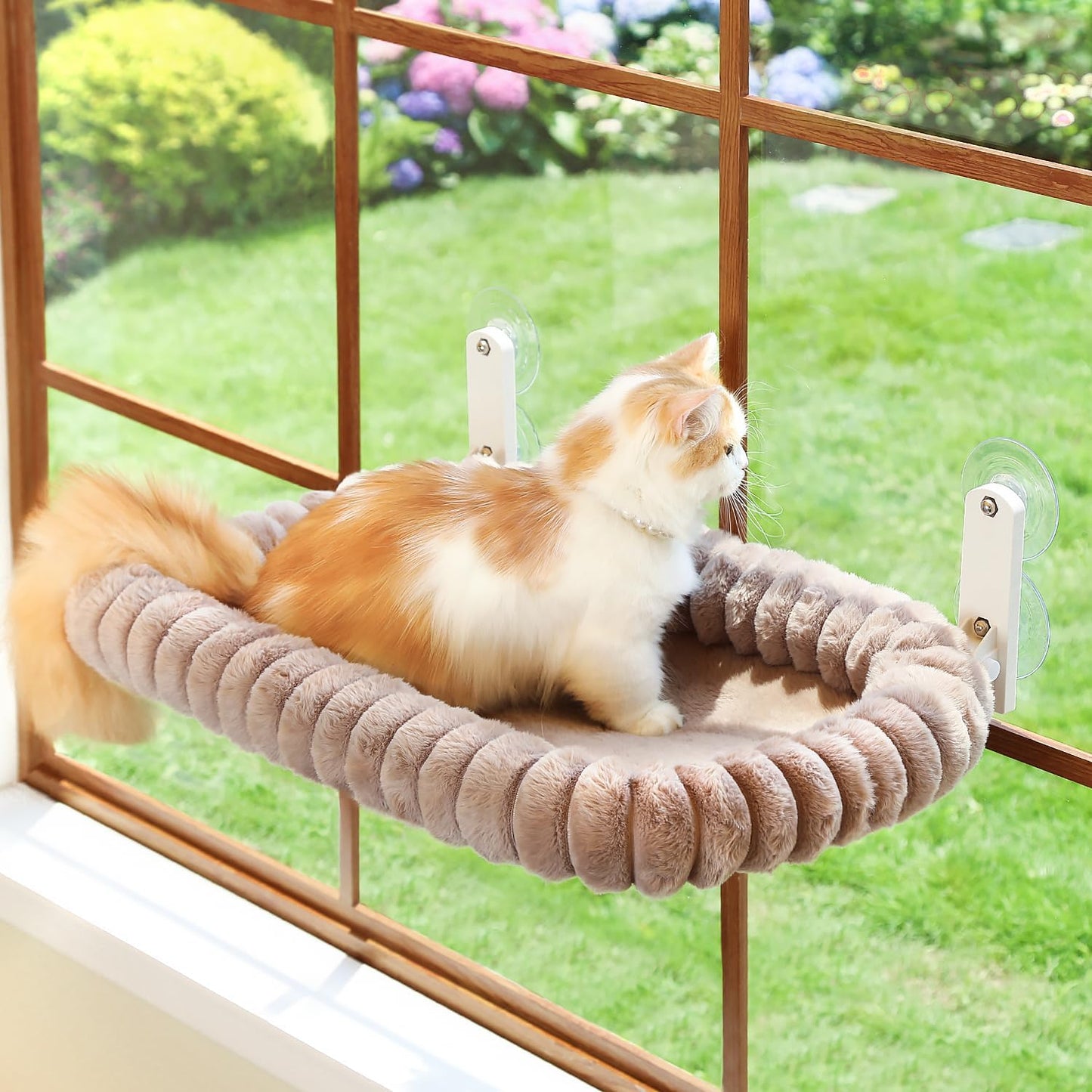 frriendenjoy™ Heavy-Duty Metal Cat Window Perch - 40lbs Capacity Sturdy Window Seat