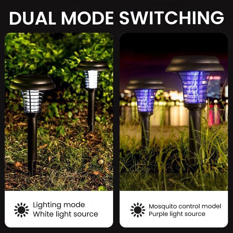 🔥HOT SALE 49% OFF-Solar Mosquito Zapper Lamp Stake