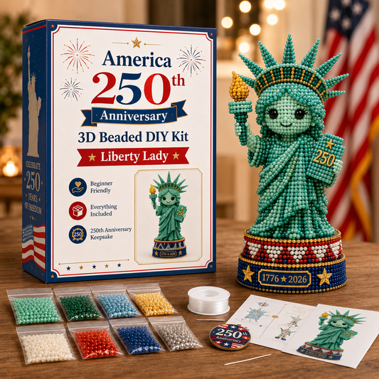 America 250th Anniversary 3D Beaded DIY Kit