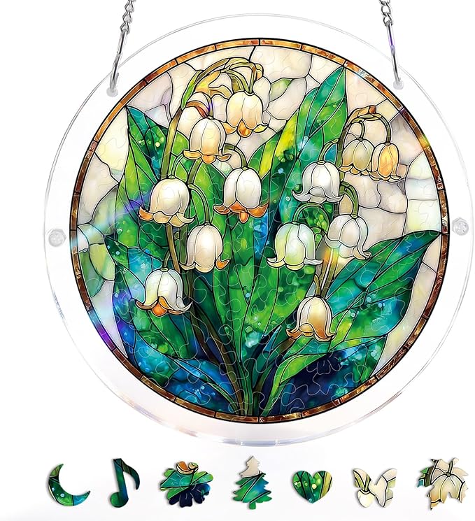 💖Acrylic Jigsaw Puzzle Suncatcher - Holy Light of Jesus Light