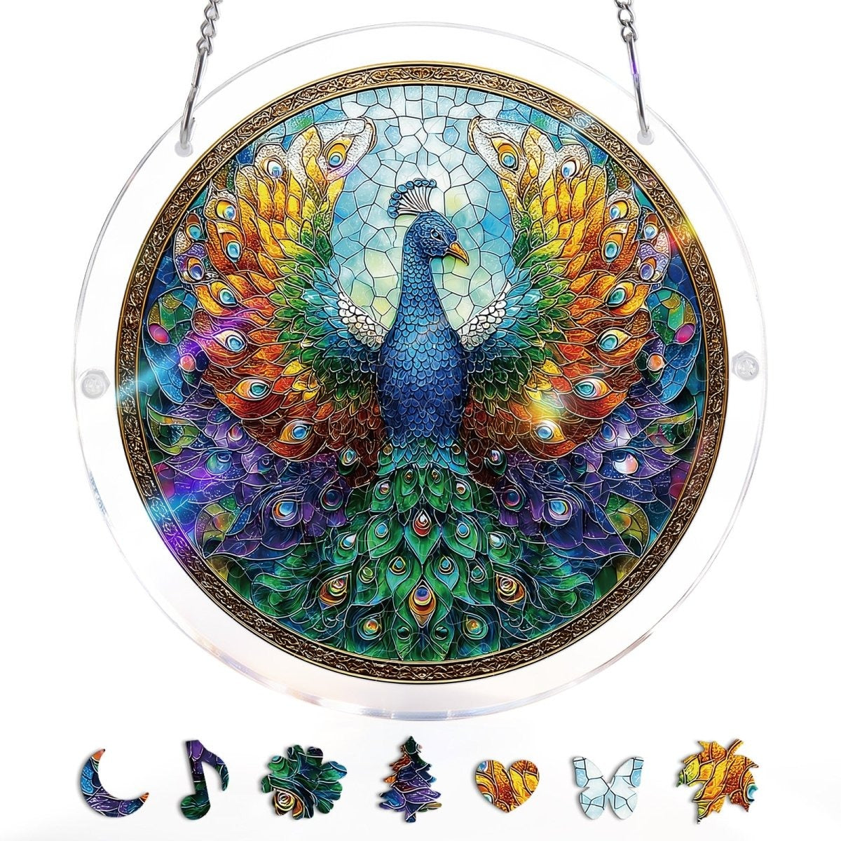💖Acrylic Jigsaw Puzzle Suncatcher - Holy Light of Jesus Light