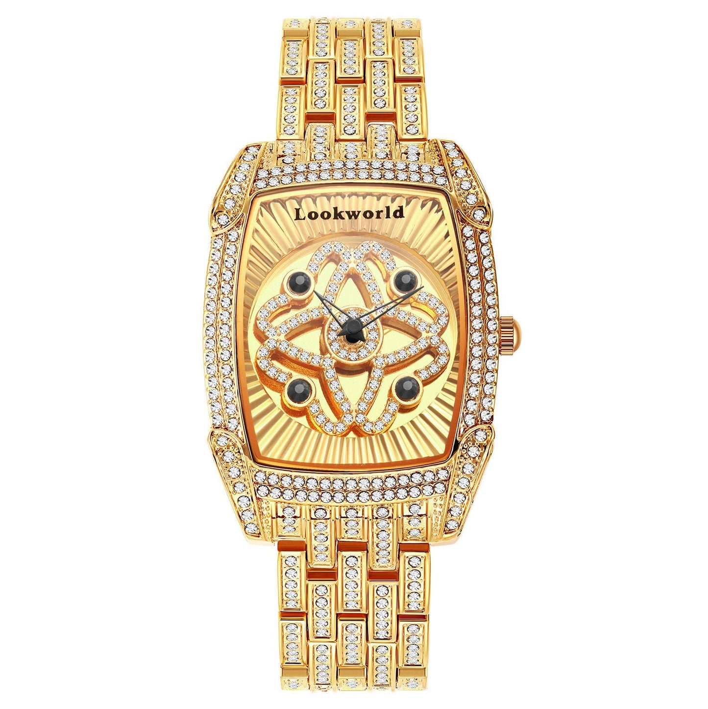 Women’s Rotating Crystal Dial Fashion Watch-Enhance Your Luck