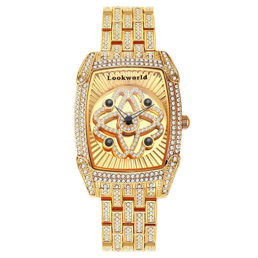 Women’s Rotating Crystal Dial Fashion Watch-Enhance Your Luck