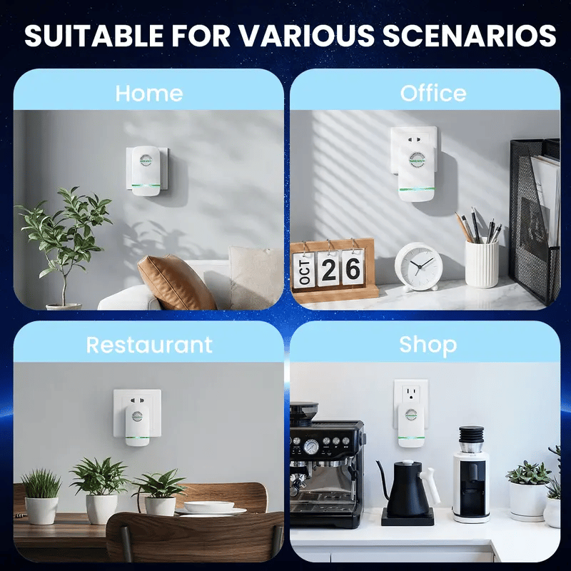 SmartPlug Device, Stop Watt Device Plug-in for Home & Office US Plug 90V-250V 30KW 6Pack
