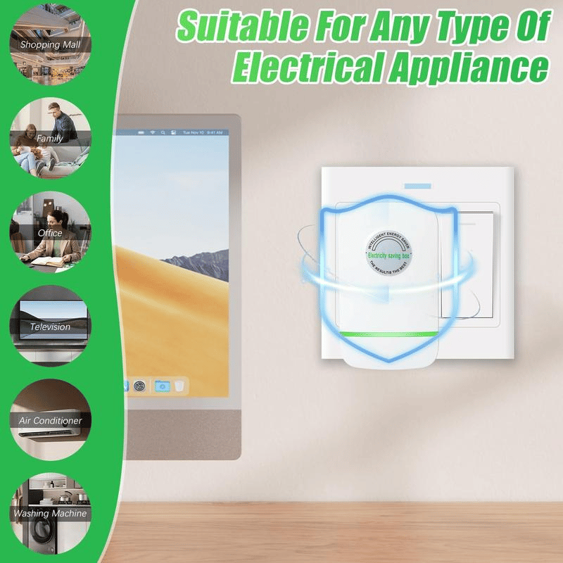 SmartPlug Device, Stop Watt Device Plug-in for Home & Office US Plug 90V-250V 30KW 6Pack