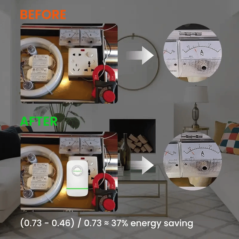SmartPlug Device, Stop Watt Device Plug-in for Home & Office US Plug 90V-250V 30KW 6Pack