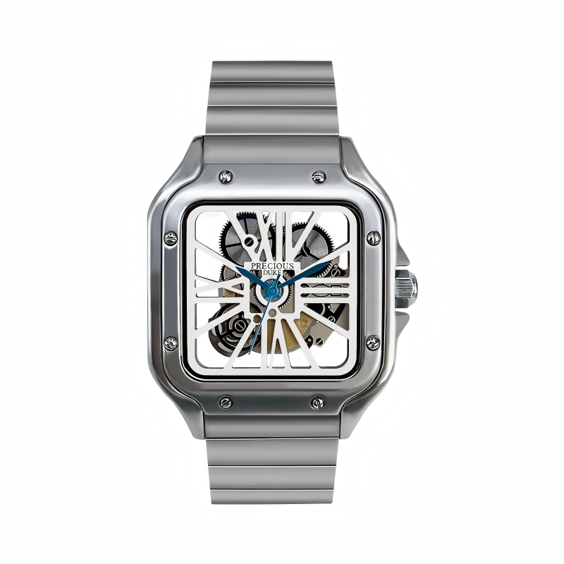 Precious Duke — Factory-Source Watch: Men's Quartz Watch with Skeletonized Design