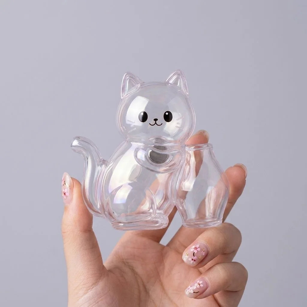🐱🐾Transparent Cat Hair Storage Whiskers Collector