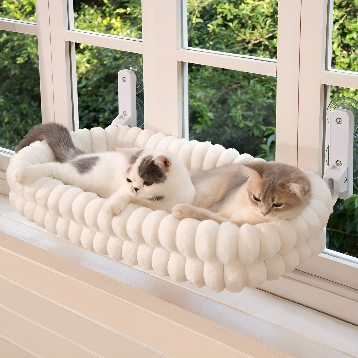 frriendenjoy™ Heavy-Duty Metal Cat Window Perch - 40lbs Capacity Sturdy Window Seat
