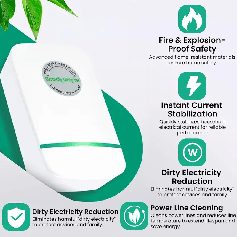 SmartPlug Device, Stop Watt Device Plug-in for Home & Office US Plug 90V-250V 30KW 6Pack