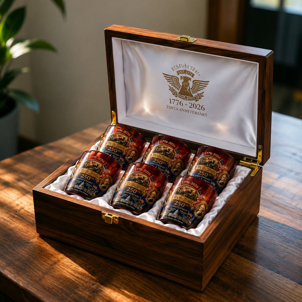 🔥LIMITED EDITION — WE THE PEOPLE 250™ WHISKEY GLASS
