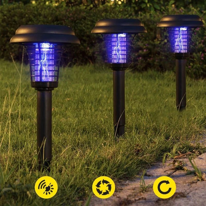 🔥HOT SALE 49% OFF-Solar Mosquito Zapper Lamp Stake