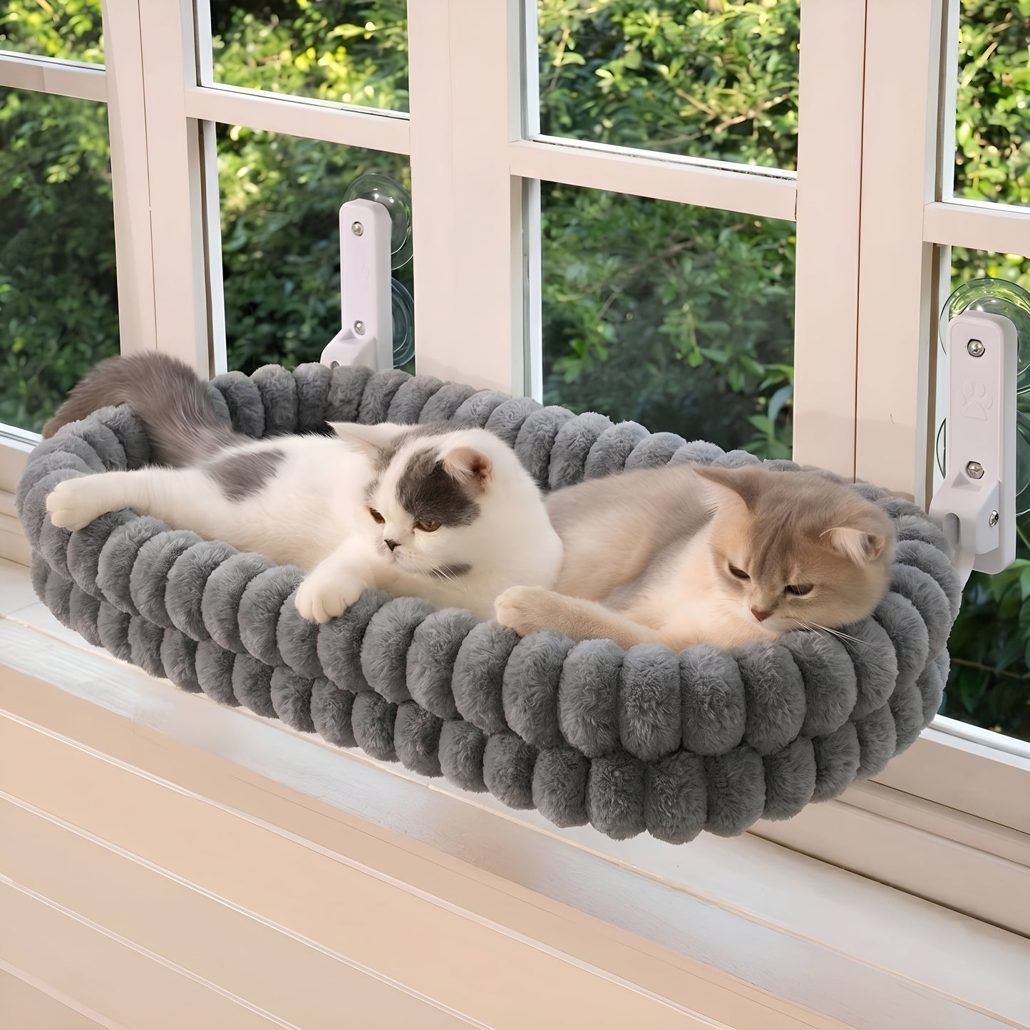 frriendenjoy™ Heavy-Duty Metal Cat Window Perch - 40lbs Capacity Sturdy Window Seat